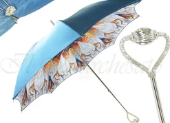 Il Marchesato Wonderful light blue Umbrella with abstract marine design Online