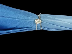 Il Marchesato Wonderful light blue Umbrella with abstract marine design Online
