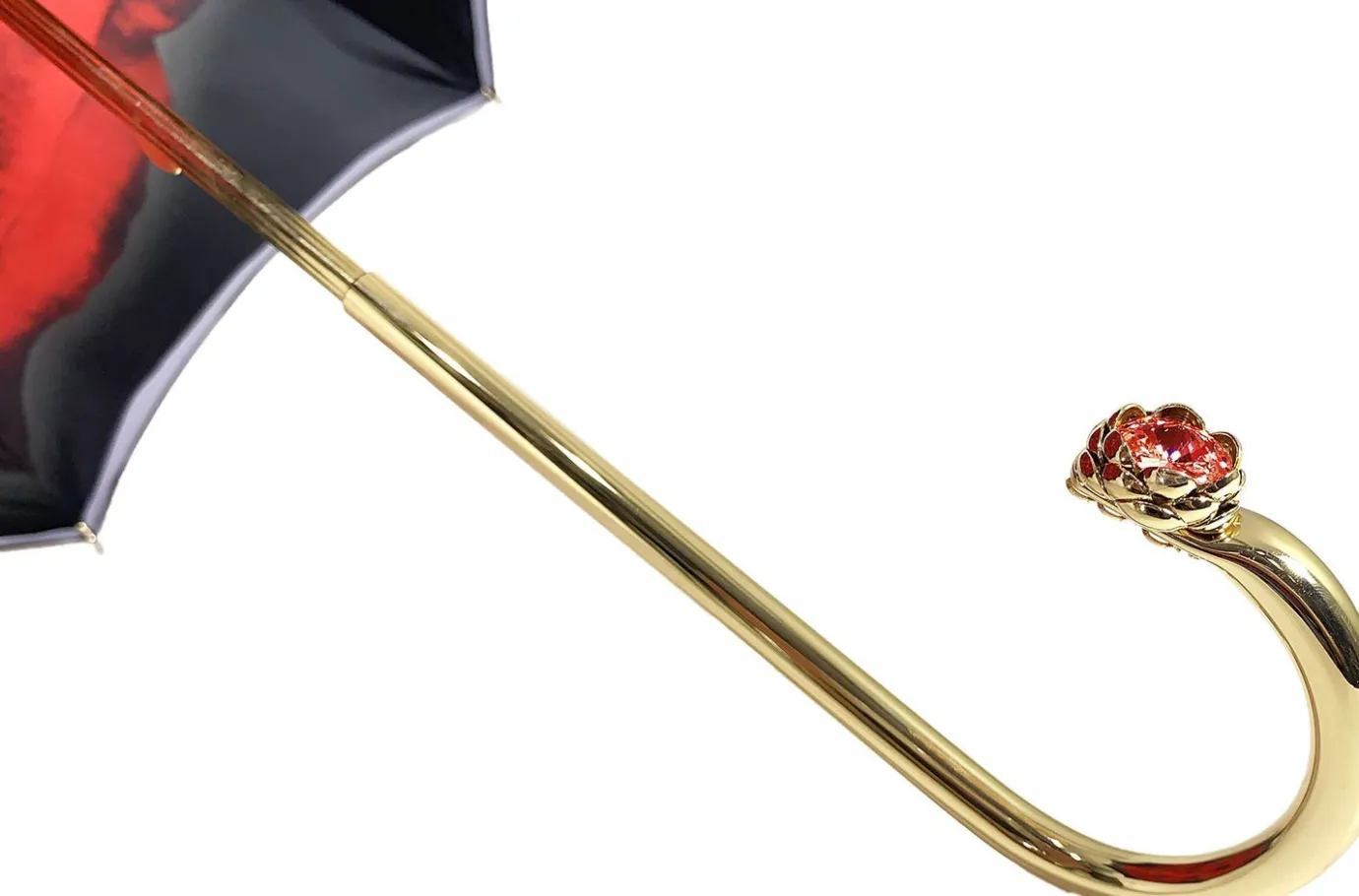 Il Marchesato Wonderfull Red Umbrella With Rose Design Discount