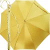 Il Marchesato Yellow Gold Women's Umbrella Fashion Crystals Umbrellas Great Gift Idea Clearance